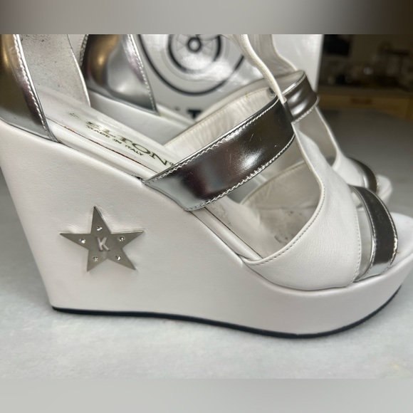 KELTON THE WINGS WOMENS WHITE WEDGES SZ EU 39 - Picture 5 of 10